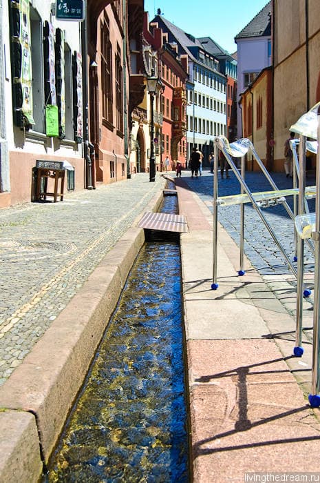 Один из ручейков Фрайбурга