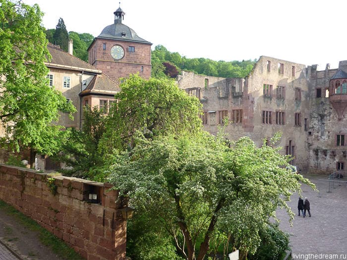 Замок в Хайдельберге Замок в Хайдельберге